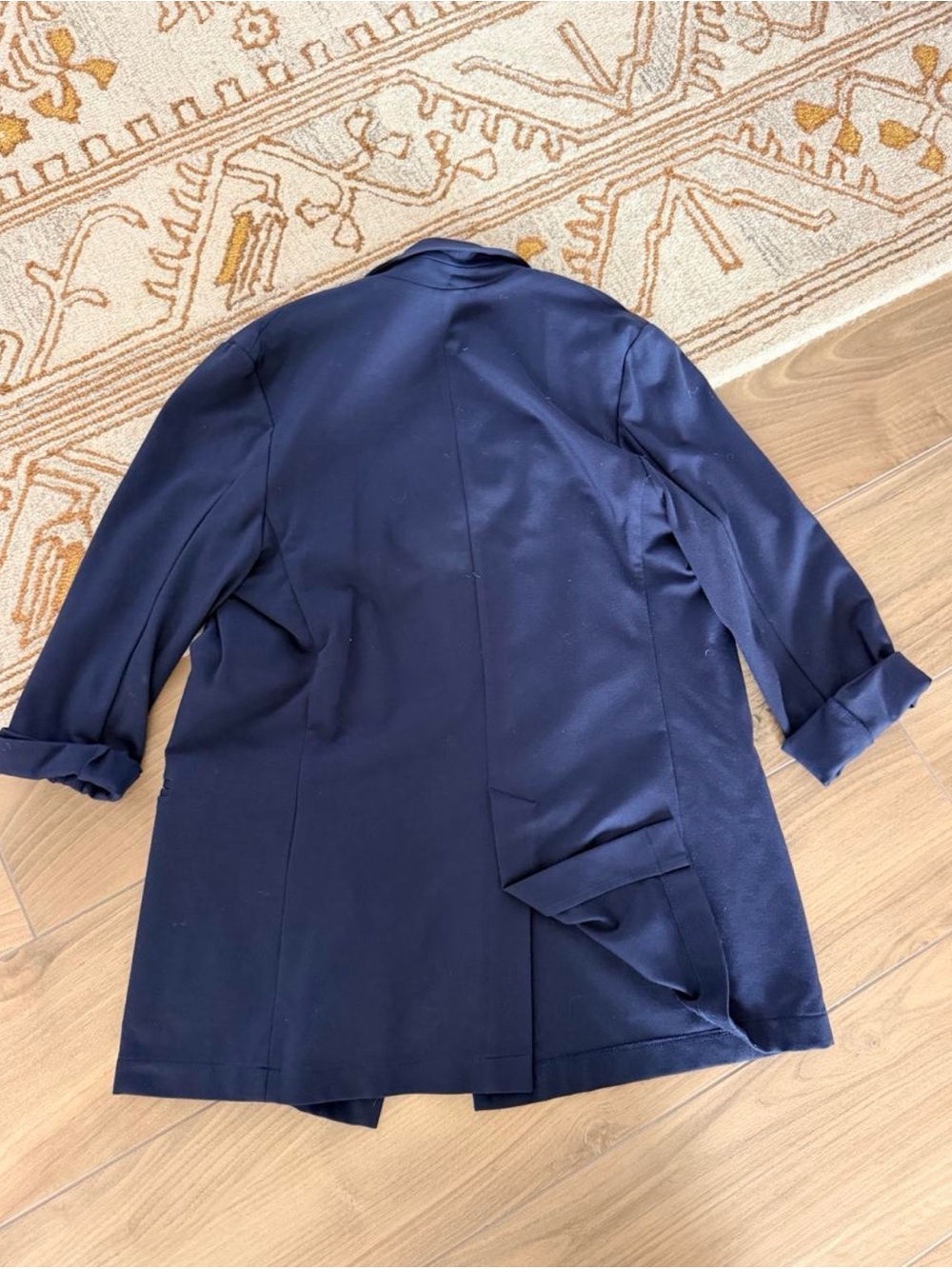 Women's Navy Tailored Blazer Jacket